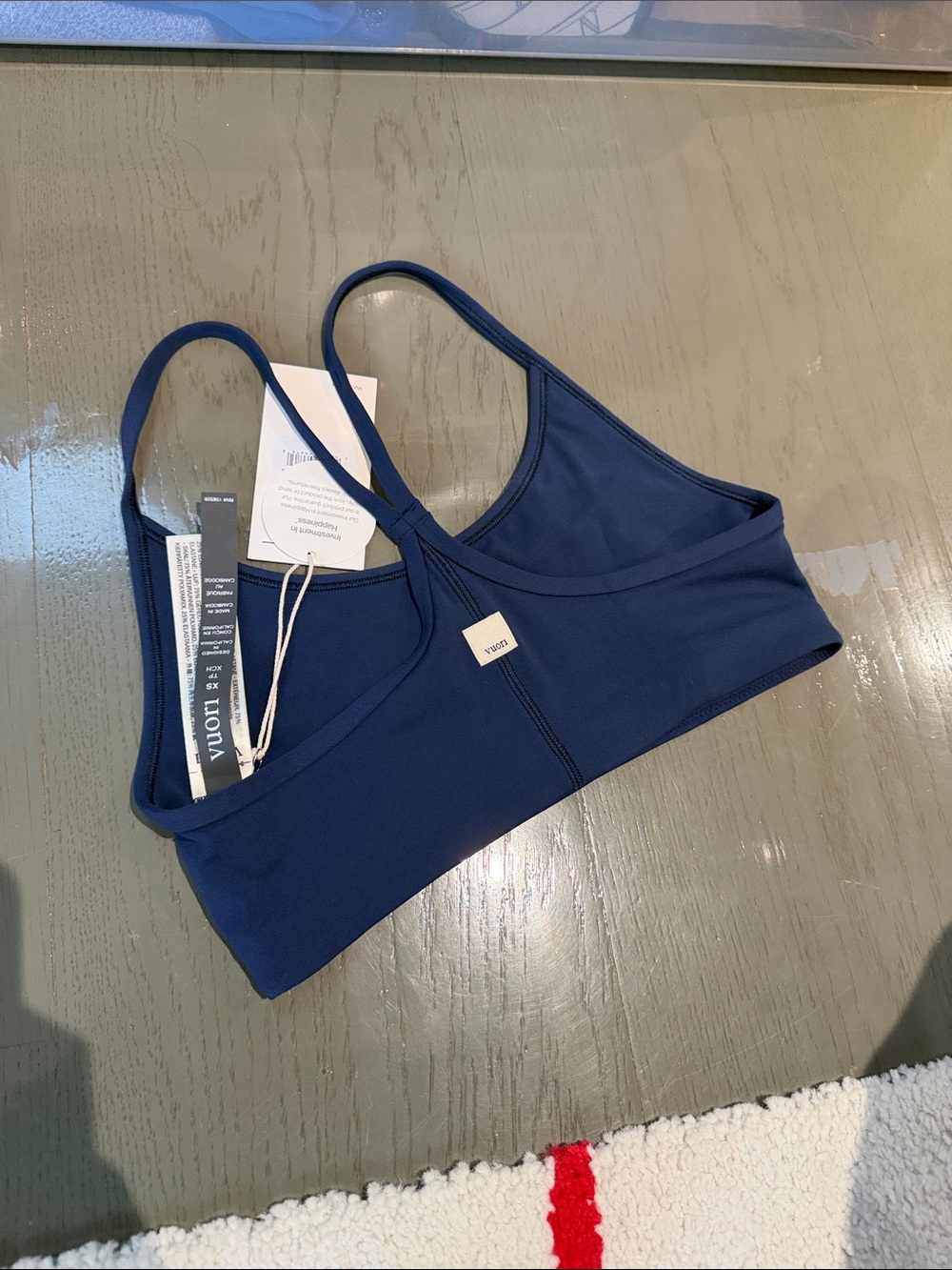 Vuori Navy Blue Sports Bralette